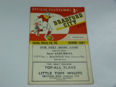 Bradford City V Stockport City 1956