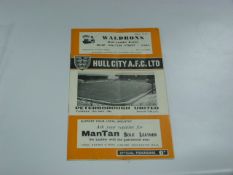 Hull City V Peterborough 1966