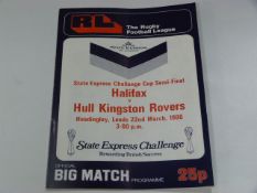 Halifax v H.K.R 1980 Challenge Cup Semi Final