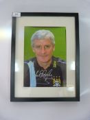 Signed Photo of Mark Hughes when Manager of Manchester City