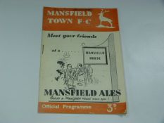 Mansfield Town V Workington 1955