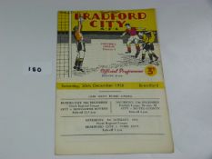 Bradford City V Brentford 1958