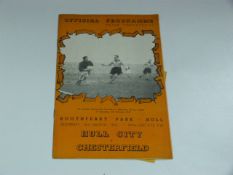 Hull City V Chesterfield 1951