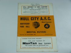 Hull City V Bristol Rovers 1959