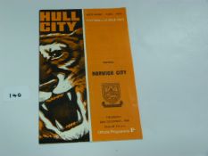 Hull City V Norwich City 1968