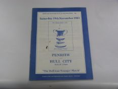Penrith V Hull City 1983 (FA Cup 1st Round)