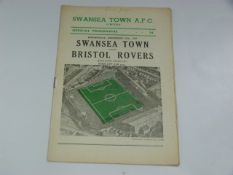 Swansea Town V Bristol Rovers 1957