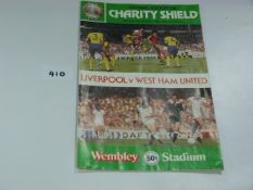 Liverpool V West Ham 1980 (Charity Shield)
