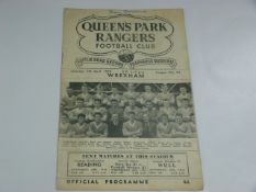 Q.P.R. V Wrexham 1959