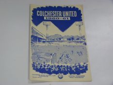 Colchester United V Newport City 1960
