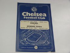 Chelsea V Ipswich Town 1960 (F.A Youth Cup / Vehables