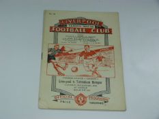 Liverpool V Tottenham Hotspur 1954