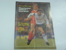 Manchester United V Liverpool 1985 (FA Cup Semi Final )