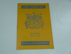 Leeds United V Wolverhampton 1959 (Revie, Charlton, Bremner)