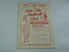 York City V Peterborough 1961