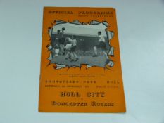 Hull City V Doncaster Rovers 1951