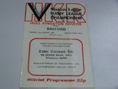 H.K.R v Salford 1980