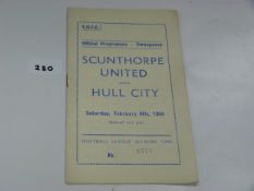 Scunthorpe United V Hull City 1960