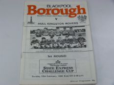 Blackpool v H.K.R 1984 Challenge Cup Round 1