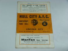 Hull City V Lincoln City 1959 (Special)
