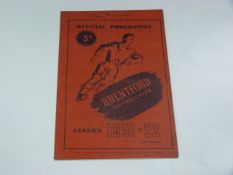Brentford V Swansea Town 1951