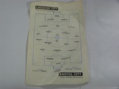 Leicester City V Bristol City 1961 (FA Cup 4th Round)