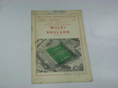 Wales V England 1956 (Amateur International)