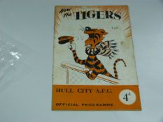 Hull City V Bristol Rovers 1956