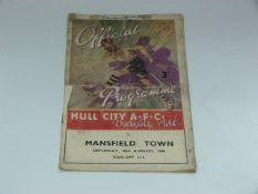 Hull City V Mansfield 1948