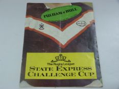 Fulham v Hull 1981 Challenge Cup