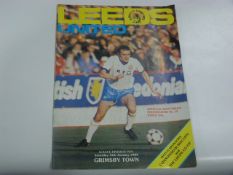 Leeds United V Grimsby Town 1983