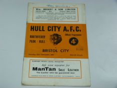 Hull City V Bristol City 1960