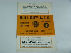 Hull City V Bradford City 1959