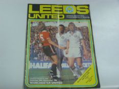 Leeds United V Manchester United 1980