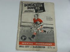 Hull City V Darlington 1960 (Played at Doncaster Ground 3rd Relay)