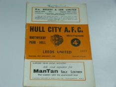 Hull City V Leeds United 1960