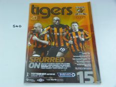 Hull City v Tottenham Hotspurs 2009