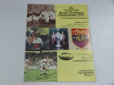 H.K.R v Doncaster 1984 Challenge Cup