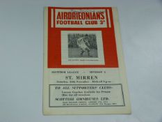 Airdrie F.C 1960