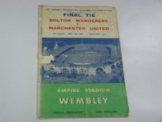 Bolton Wanderers V Manchester United 1958 (After Munich)