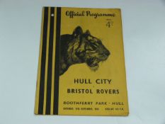 Hull City V Bristol Rovers 1955
