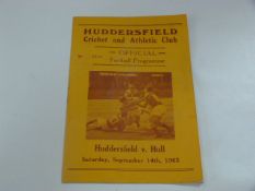 Huddersfield v Hull 1963