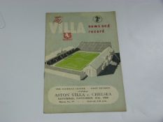 Aston Villa V Chelsea 1950