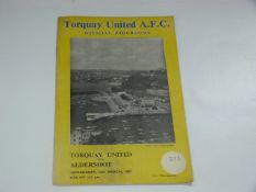 Torquay United V Aldershot 1957