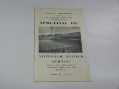 Tottenham Hotspurs V Burnley 1961 (FA Cup Semi Final)