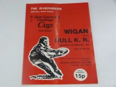 Wigan v H.K.R 1980 Challenge Cup Round 1