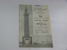 Grimsby Town V Hull City 1960