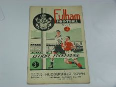 Fulham V Huddersfield Town 1950