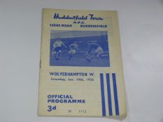 Huddersfield V Wolverhampton 1956