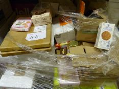 *Pallet Containing Assorted Food Stuffs including Stoats Porridge Bars, Biscuits, Hollandaise Sauce,